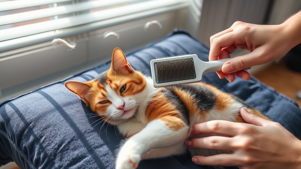 effective cat brushing techniques